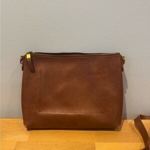 Fossil Brown Leather Crossbody/shoulder Bag